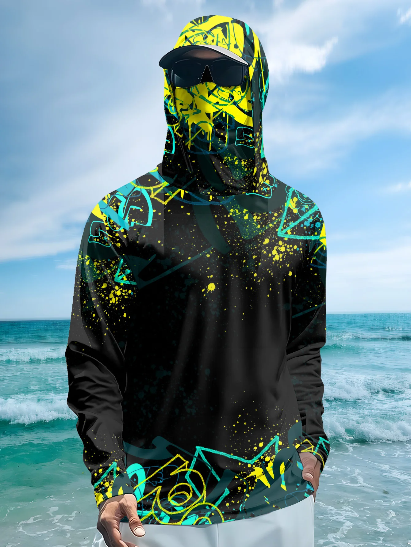 Erkek UPF50+ Balıkçı Kapüşonlu - Fishing Mask Sun Protection incelemesi ve fiyatı