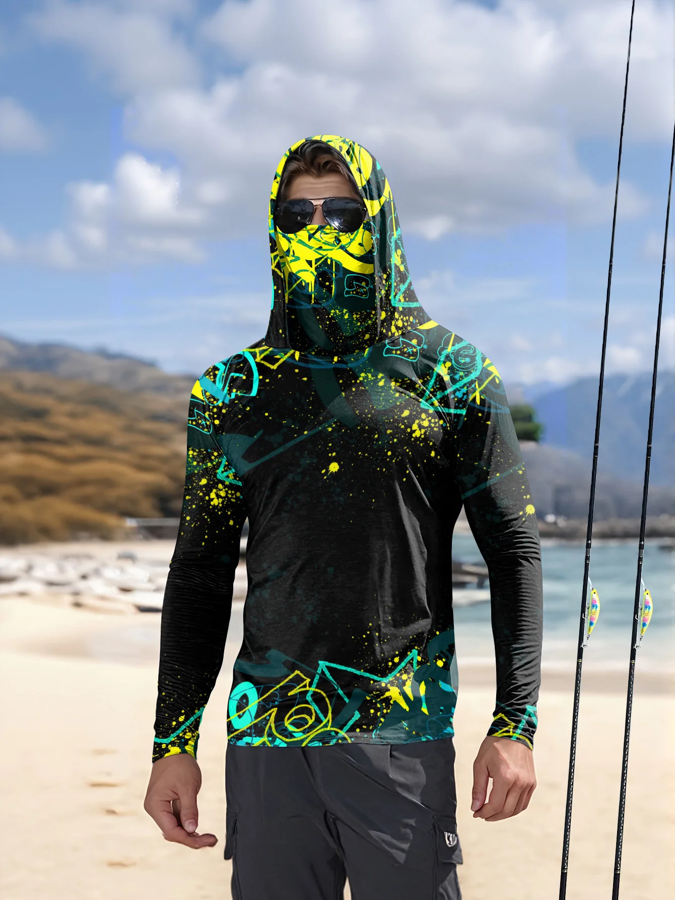 Erkek UPF50+ Balıkçı Kapüşonlu - Fishing Mask Sun Protection incelemesi ve fiyatı